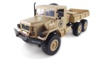 Amerikaanse M35 militaire vrachtwagen 6WD RTR 1/12, zandkleuren
