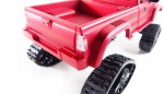 Bestuurbare Pick-up met wielen en rupsbanden 4WD schaal 1 op 16