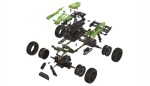 Bouwpakket radiografische buggy CoolRC DIY Razor Buggy 2WD Schaal 1 op  18 