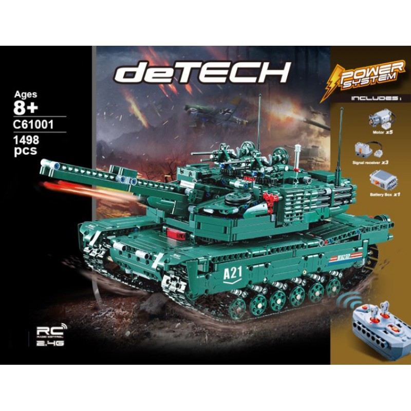 groentje haak demonstratie rc tank | bestuurbare tank | radiografische tank: Double Eagle  radiografische Tank – bouwpakket LEGO stenen