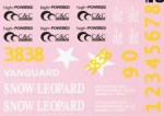 Decal of stickerset voor Panther M26 Snow Leopard