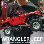 Jeep Wrangler Lego blokken – Radiografisch bestuurbare bouw set