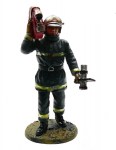 Brandweerman met slang en spuitstuk - figuren brandweer