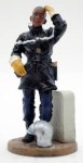 Donkere brandweerman | modelbouw figuren brandweer