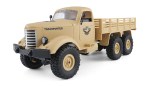 Amerikaanse Militaire vrachtwagen 6WD 1:16 RTR, dessert geel